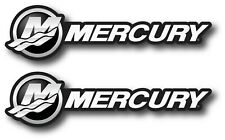 2X MERCURY DECAL STICKER US MADE TRUCK VEHICLE FISHING BOAT OUTBOARD CAR WINDOW picture