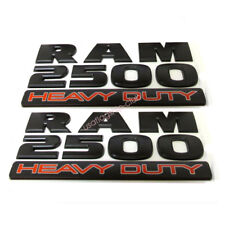 2x OEM Matte Black HEAVY DUTY Emblem 2500 Badges 3D Logo A  for 2500 Genuine New picture