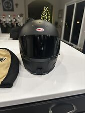 BELL Eliminator Full Face Helmet M/L MATTE BLACK SHIPS FREE W/ EXTRAS picture