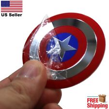 DOME SHAPE 3D Metal Captain America Shield Auto Sticker Decal Emblem 2.20