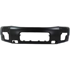 Bumper For 2008-2015 Nissan Titan Front Painted Black For PRO-4X S and SV Models picture