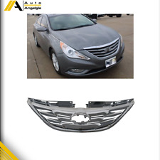 Front Upper Grill Chrome Grille Assembly For Hyundai Sonata Sedan 2011 2012 2013 picture