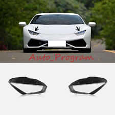 Both Side Headlight Clear Lens Cover + Sealant For Lamborghini Huracan 2015-2023 picture