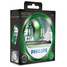 Philips Color Vision Green H7 (477) Headlight Bulb 12972CVPBS2 Twin Pack picture