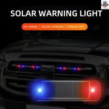 2x Solar Night Riding Anti-Rear-End Warning Light General Mini Safety Light USA picture