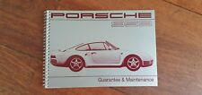 OEM factory Porsche 959 owners manual handbook maintenance and service booklet picture