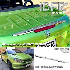 IDFR Peugeot 206CC Chrome spoiler for rear trunk 846 * 52mm picture