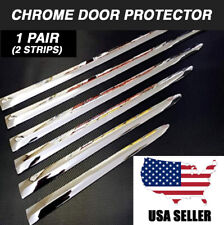 Chrome Side Molding Trim Car Door Protector 1 Pair (35.4