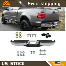 For 1997-2003 Ford F-150/1997-1999 F-250 Steel Chrome Rear Step Bumper Assembly picture