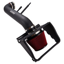 Black Pipe Cold Air Intake+Heat Shield Filter Kit For 2015-2020 Ford F150 5L V8  picture