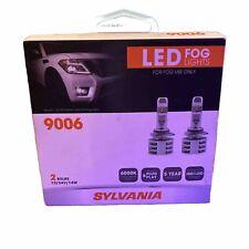 SYLVANIA 9006 LED FOG DRIVING LIGHTS 2 PACK OPEN BOX picture