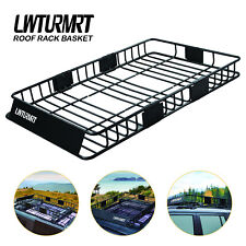 LWTURMRT Extendable Roof Top Cargo Basket Luggage Carrier Rack Holder Universal picture
