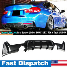 Carbon Look Rear Bumper Diffuser Lip  For BMW F32 F33 F36 M Performance 2013-21 picture