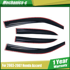 2Pair Fit For 2003-2007 Honda Accord Sedan Window Visor Vent Shades Guards 4X picture