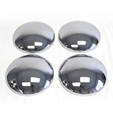 10-1/8 CHROME BABY MOONS Moon Center hubcaps Steel Wheel Cover Hot Rod Smoothie picture