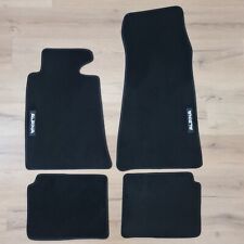 Car floor mats for BMW 5 ALPINA E34 Velour Black Carpet Rugs Waterproof Liners picture