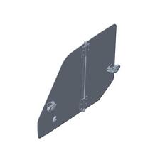 Polaris Right Hand Window Door Assembly, Genuine OEM Part 2636022, Qty 1 picture