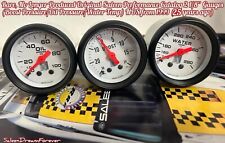 RARE 3 SALEEN S LOGO BOOST OIL WATER TEMP GAUGES NOS FRM 99 MUSTANG S281 S351 picture
