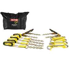 8 Point Tie Down Kit - High WLL w/ Rubber Coated Ratchet Handles, Carrying Bag picture