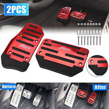 Universal Non-Slip Automatic Gas Brake Foot Pedal Pad Cover Car Accessories Red picture