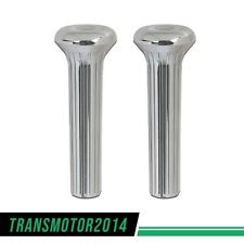 1 Pair Door Lock Knobs w/ vertical Chrome Fit For 1968 1969 1970 GM Cars New picture