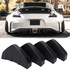 Car Rear Bumper Diffuser Shark Fins Curved Spoiler Lip Wing For Nissan 350Z 370Z picture