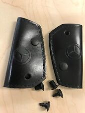 Mercedes Benz OEM Classic Blade Style Key Cover Black NEW 1088900661 SET of 2 picture