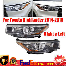 1 Pair For 2014-2016 Toyota Highlander Headlights Headlamps Right & Left Side picture