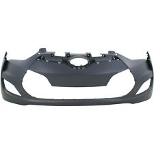 Front Bumper Cover For 2012-2016 Hyundai Veloster w/ fog lamp holes Primed picture
