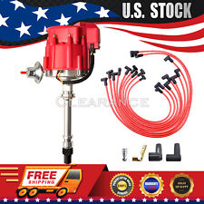 HEI Racing Distributor for Small Block SBC Chevy 305 350 400 & Wires 90* Kit picture