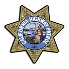 California Highway Patrol Seal Sticker CHP Chips Motorcycle Police Hollywood LA picture