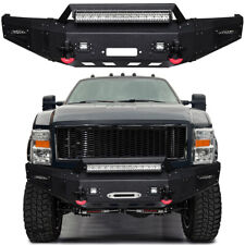 Vijay Fits 2008-2010 Ford F250/F350 Front Bumper With Winch Plate & LED Lights picture