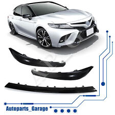 3Pcs For 2018 19 2020 Toyota Camry SE XSE Front Bumper Lower Grille Trim Molding picture