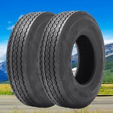 Set 2 4.80-8 Boat Trailer Tires 6Ply 4.80x8 4.8-8 480-8 Load Range C Replacement picture
