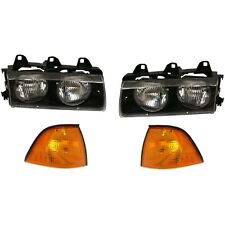 Headlight Kit For 96-98 BMW 328i 92-95 325is Left and Right 4Pc picture