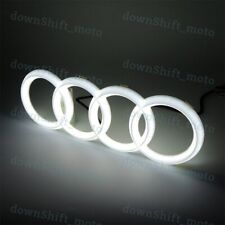 X1 For Audi Chrome Grille Front Hood A1 A3 A4 A5 A6 A7 Q3 Q5 Q7 LED Emblem White picture