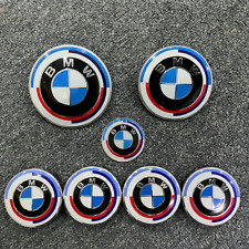 7pcs BMW 50th Year Emblem Set ( 82mm 74mm 68mm 45mm ) 50th Anniversary picture