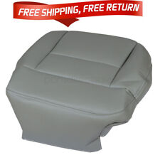 Left Driver Side Bottom Gray PU Leather Seat Cover For 2004-08 Ford F-150 STX XL picture