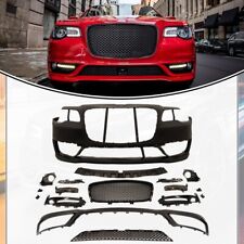 Fit 12+ Chrysler 300 Front Bumper W/Sensor Hole & Fog Lamp DRL W/O Trailer Cove picture