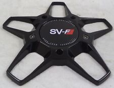 SV-F Wheels Black Custom Wheel Center Cap # PSCN906 / LG1708-08 / PSCN906GBK1 picture