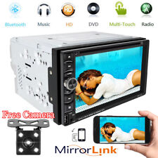 Sony Lens Cam +2 Din Car Stereo Radio CD DVD Player Bluetooth MirrorLink For GPS picture