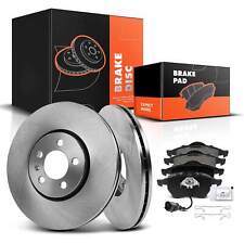 Front Disc Brake Rotor & Brake Pad for VW Jetta 99-05 Golf 00-06 Beetle 00-10 picture
