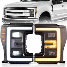For 2017-2019 Ford F-250 F350 F450 F550 Super Duty Headlights LED DRL Animation picture