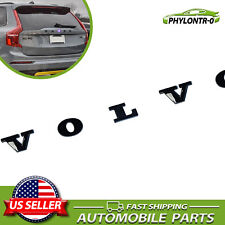 Rear Trunk Lid Letter Badge Nameplate Emblem Sport Fit For Volvo Gloss Black 1PC picture