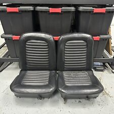 1965 1966 1967 1968 Ford Mustang Bucket Seats Black Original picture