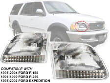 For Headlamp 1997-2004 F150 F250 1997-2002 Expedition PAIR FO2503139C FO2502139C picture