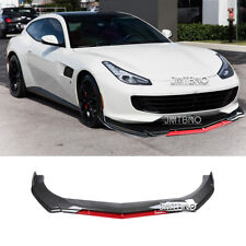 For Ferrari GTC4Lusso Car Front Bumper Chin Lip Spoiler Splitters Carbon Fiber picture