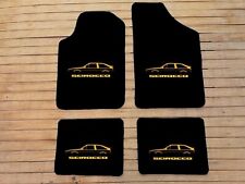 For VW MK2 Scirocco floor mat black Embroidery car silhouette and letter 1982-92 picture