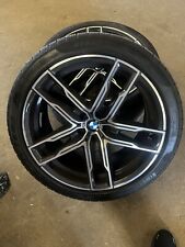 4 Low mile rims and tires. RARE 20inch M8 Wheels. Fit 5 an 8 series 2018 to 2024 picture