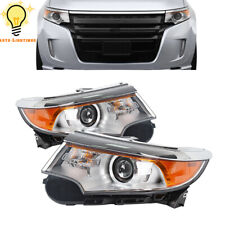 LH&RH Headlights For Ford Edge 2011 2012 2013 2014 Pair Headlamps Projector picture